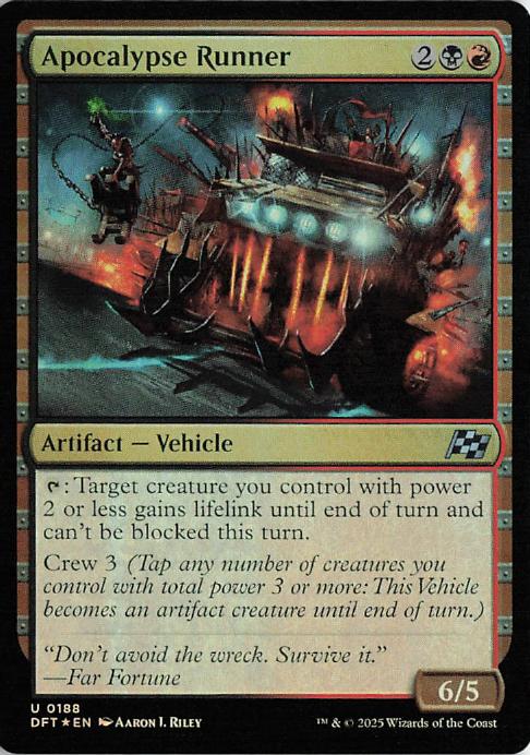 Apocalypse Runner - DFT 188 (MTG)