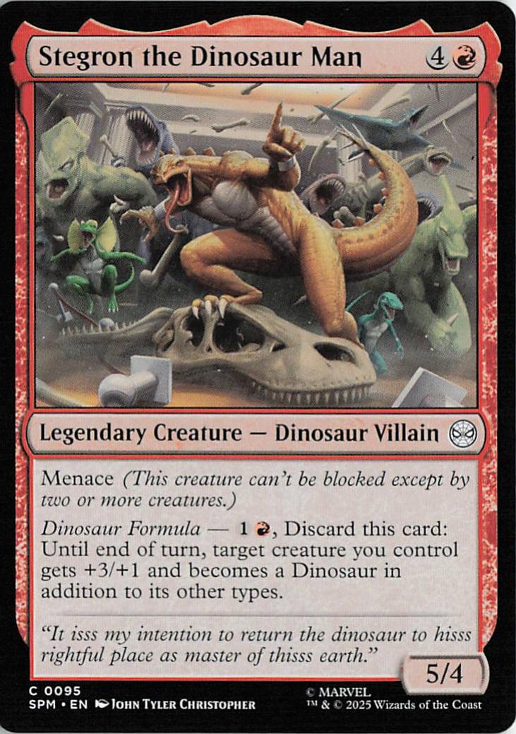 Stegron the Dinosaur Man
