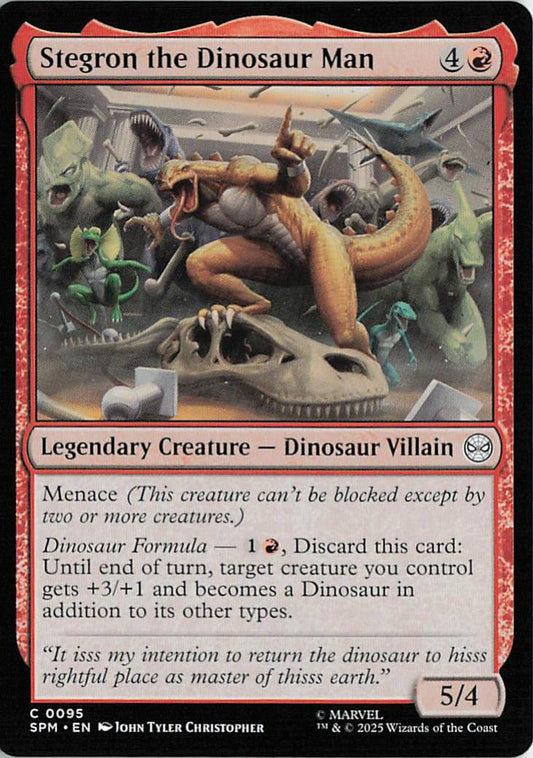 Stegron the Dinosaur Man