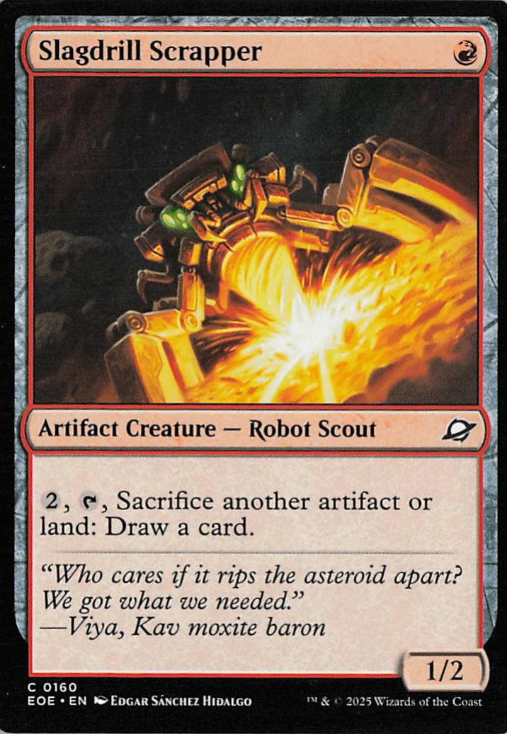 Slagdrill Scrapper