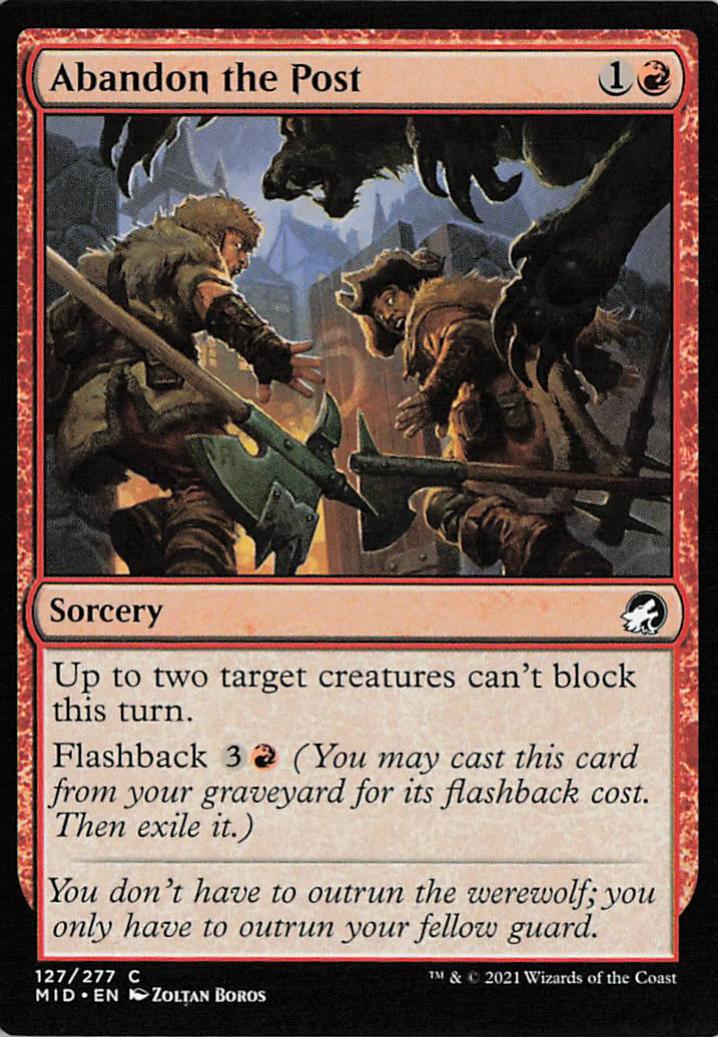 Abandon the Post