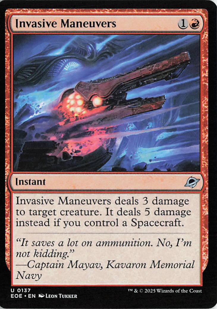 Invasive Maneuvers