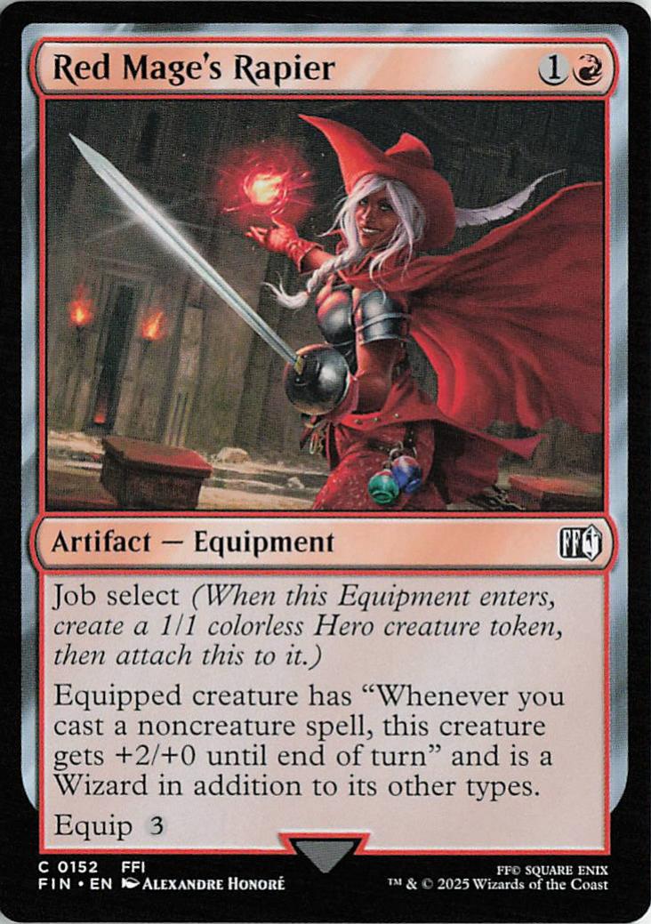 Red Mage's Rapier - FIN 0152