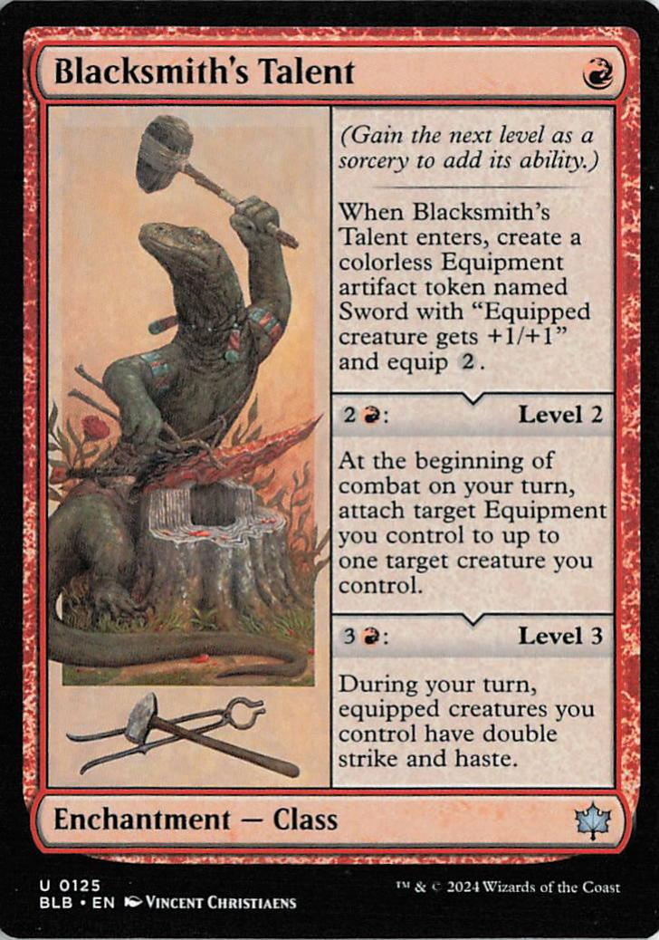 Blacksmith's Talent - BLB 0125