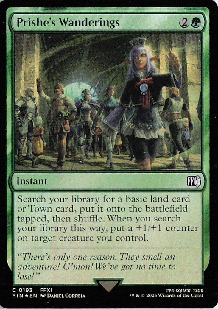 Prishe's Wanderings - FIN 0193 (Foil)