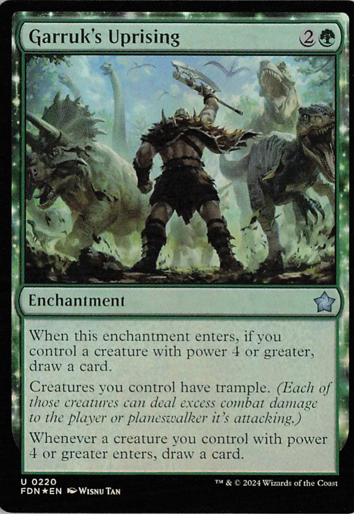 Garruk's Uprising - FDN 0220 (Foil)