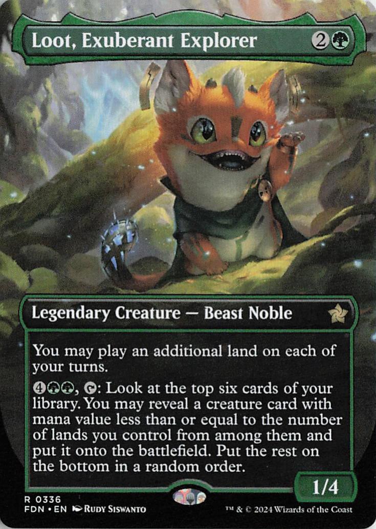 Loot, Exuberant Explorer - FDN 0336 Borderless