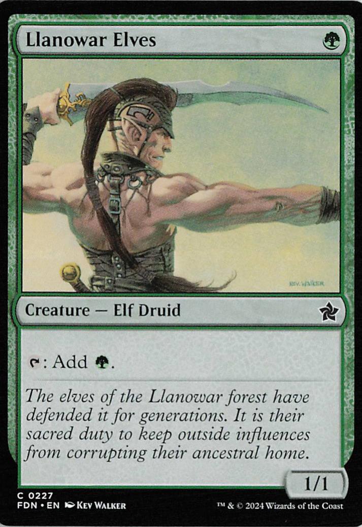 Llanowar Elves - FDN 0227