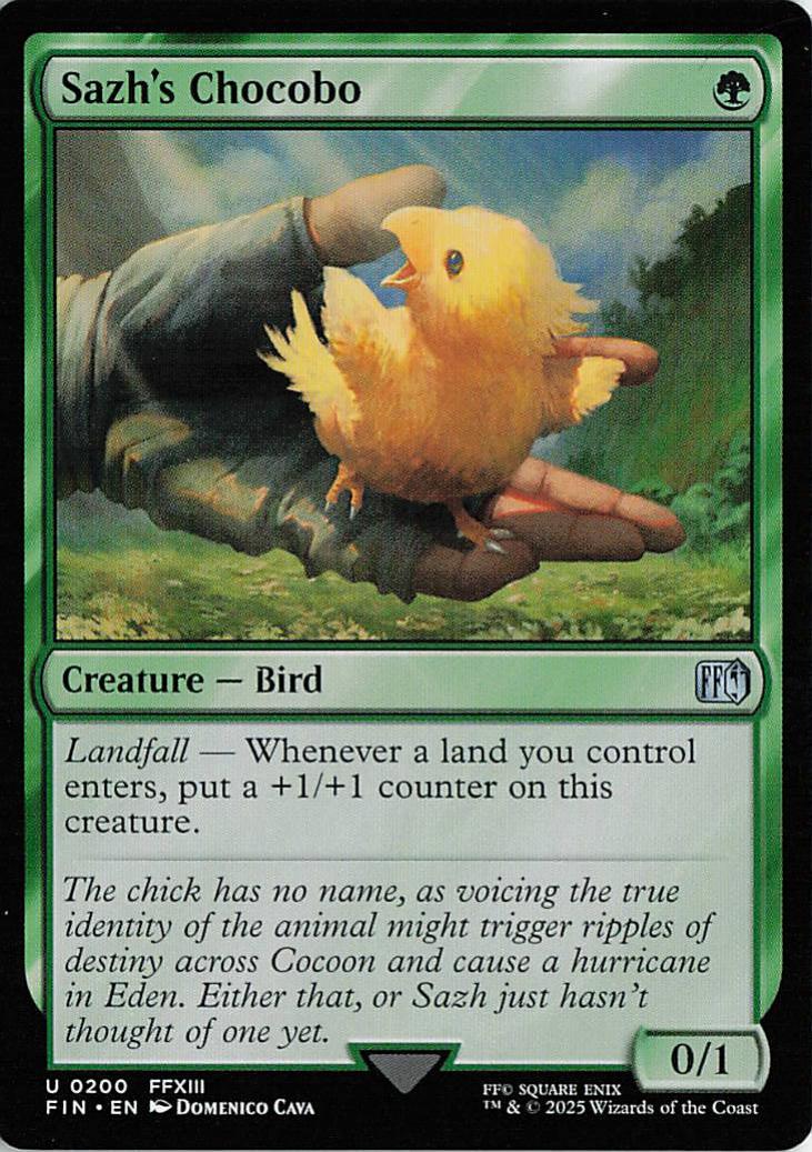 Sazh's Chocobo - FIN 0200