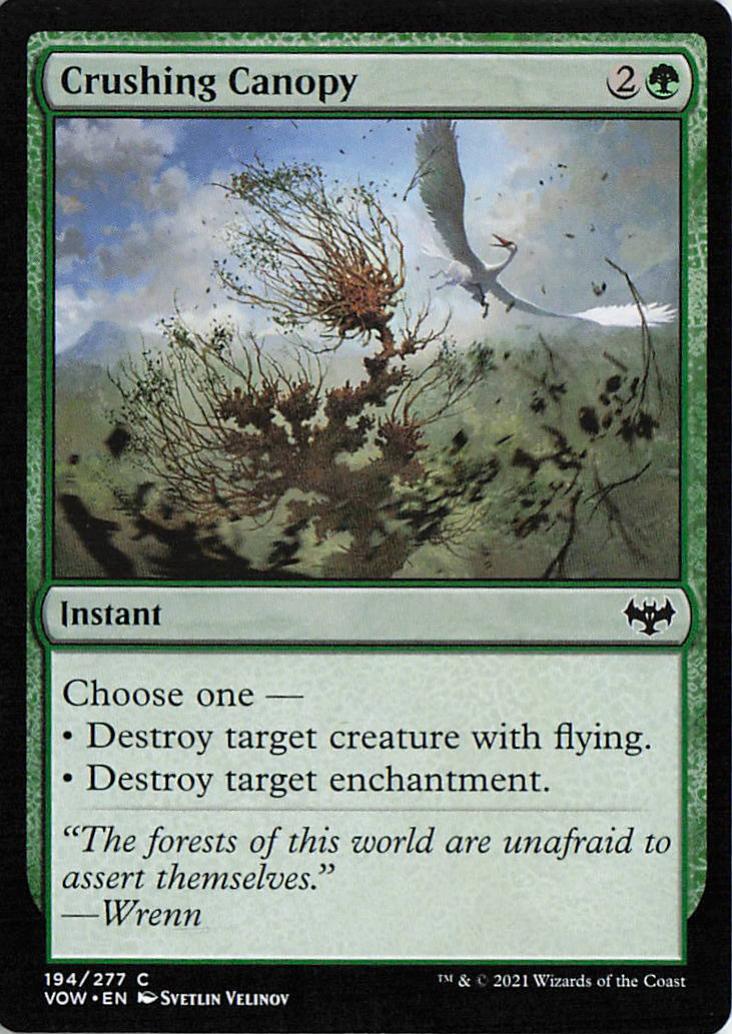 Crushing Canopy - VOW 0194