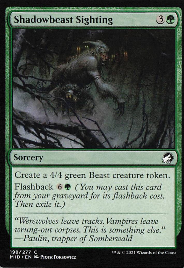 Shadowbeast Sighting - MID 0198