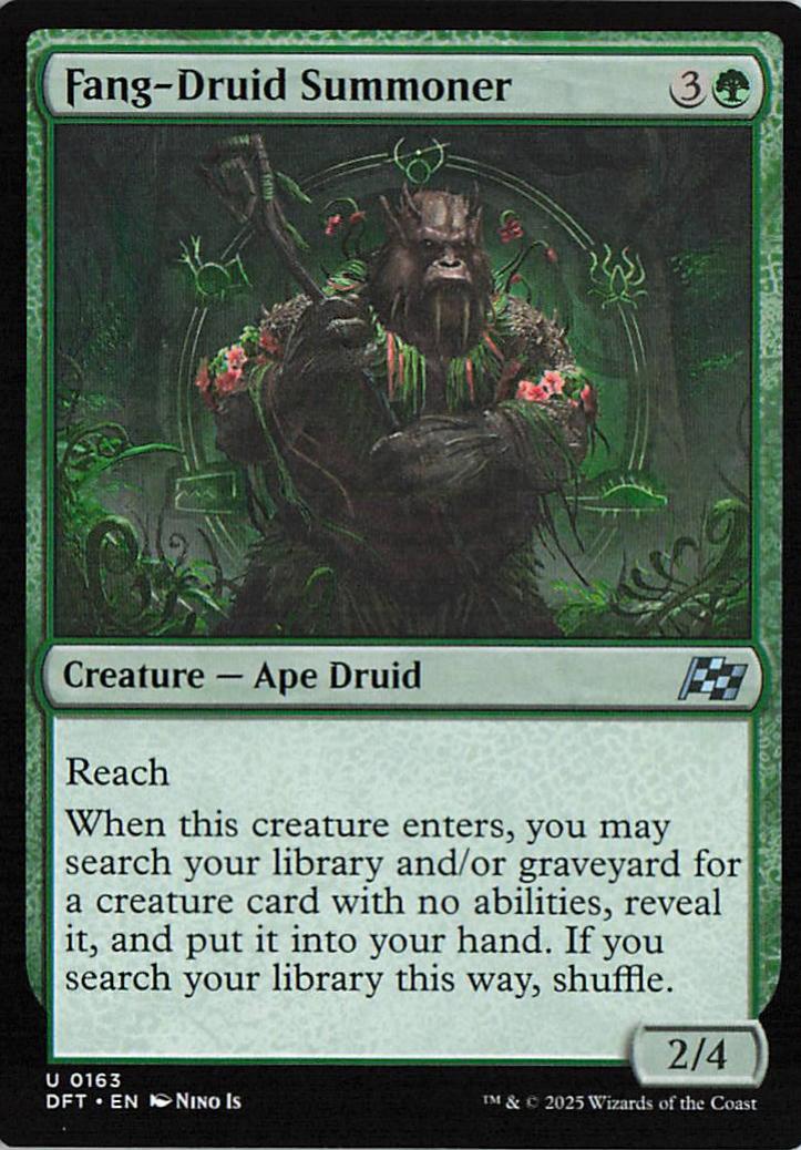 Fang-Druid Summoner - DFT 0163