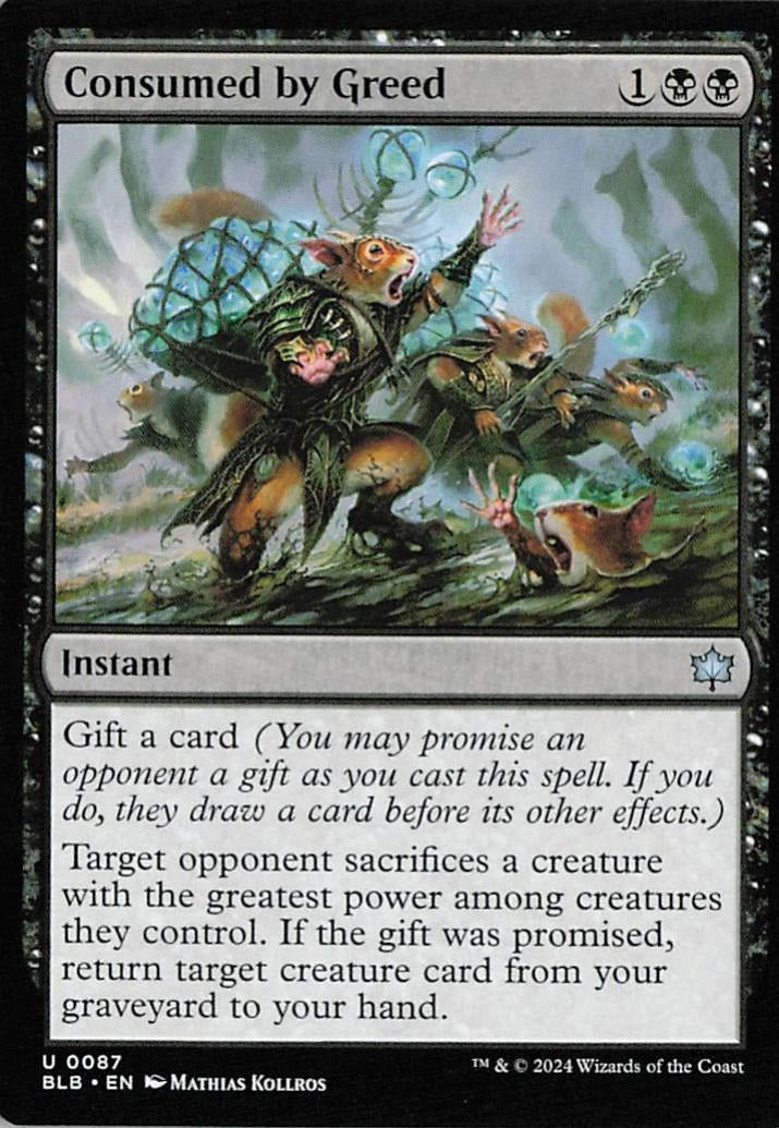 Consumed by Greed
