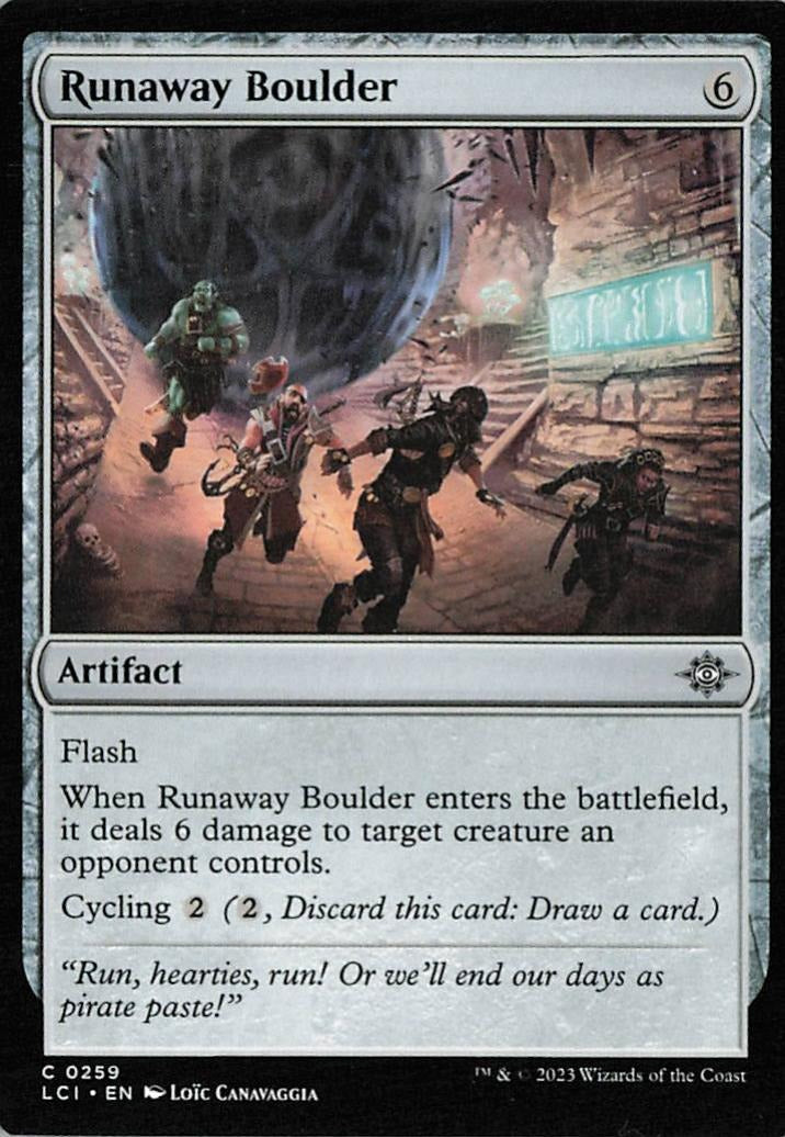 Runaway Boulder