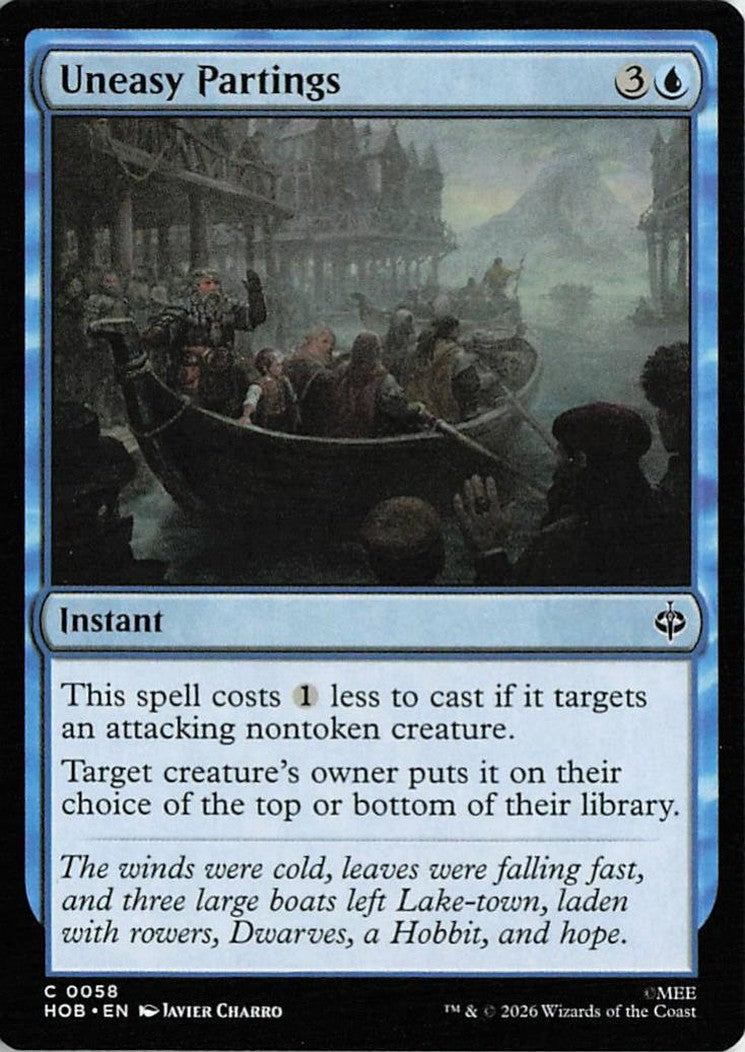 Uneasy Partings