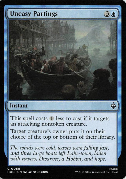 Uneasy Partings