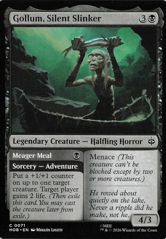 Gollum, Silent Slinker