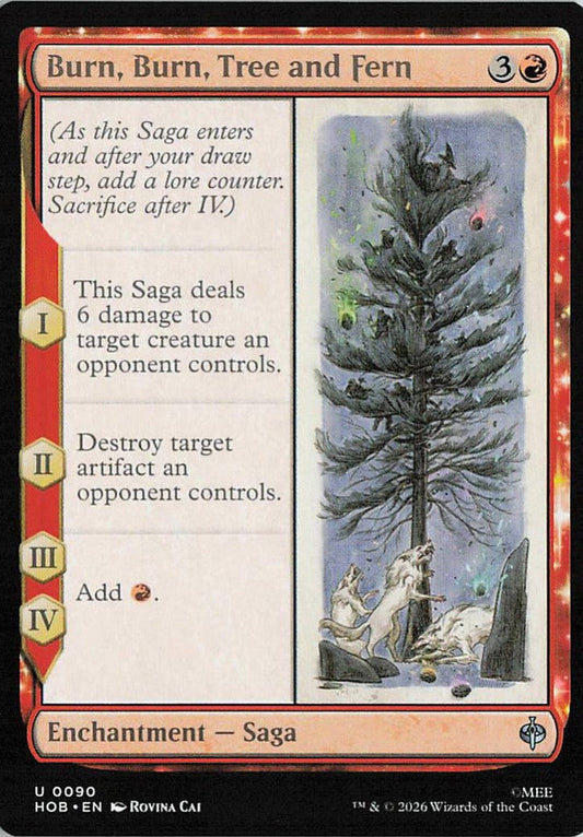 Burn, Burn, Tree and Fern