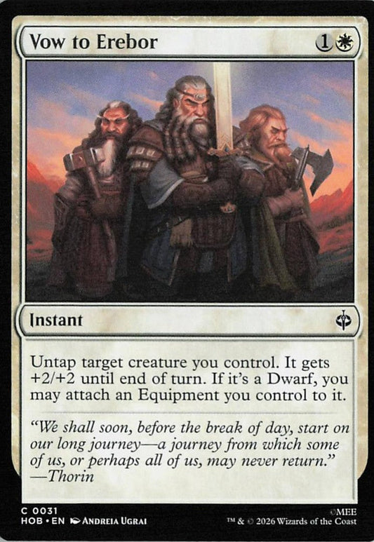 Vow to Erebor
