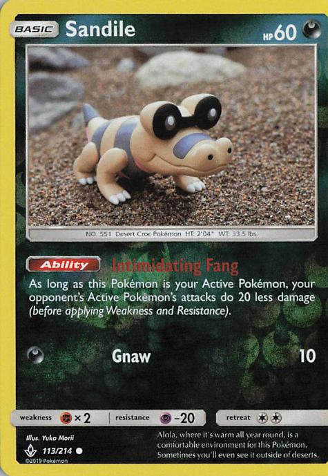 Sandile - Unbroken Bonds 113/214 (Reverse Holo)