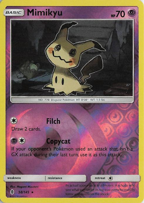Mimikyu - Guardians Rising 58/145 (Reverse Holo)