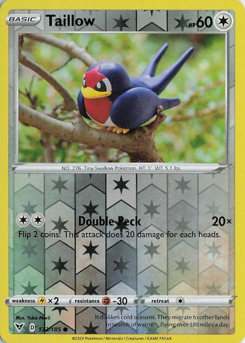 Taillow - Vivid Voltage 133/185 (Reverse Holo)