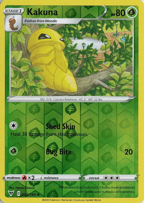 Kakuna - Vivid Voltage 002/185 (Reverse Holo)