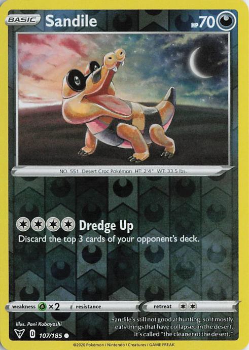 Sandile - Vivid Voltage 107/185 (Reverse Holo)