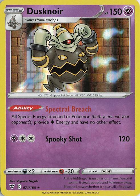 Dusknoir - Vivid Voltage 071/185 (Holo)