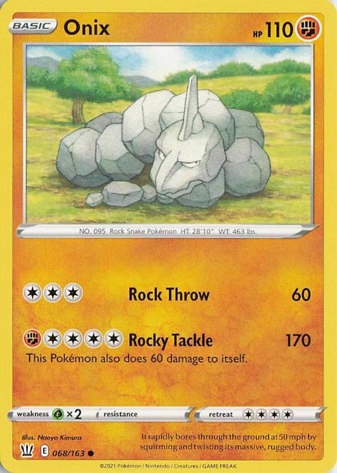 Onix - Battle Styles 068/163