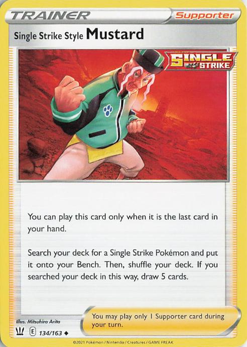 Single Strike Style Mustard - Battle Styles 134/163