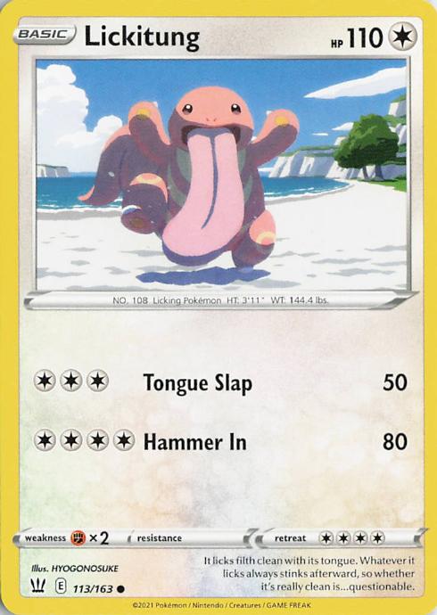 Lickitung - Battle Styles 113/163