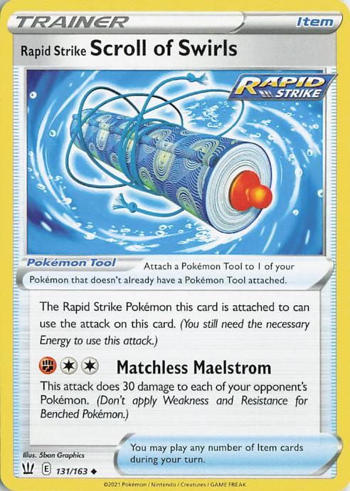 Rapid Strike Scroll of Swirls - Battle Styles 131/163
