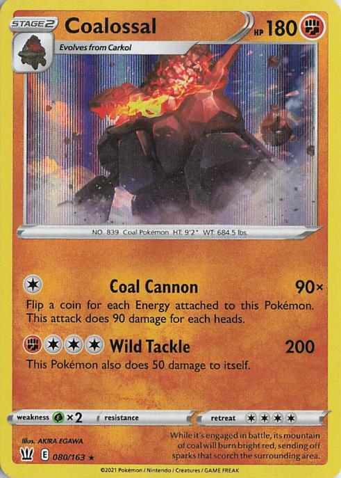 Coalossal - Battle Styles 080/163 (Holo)