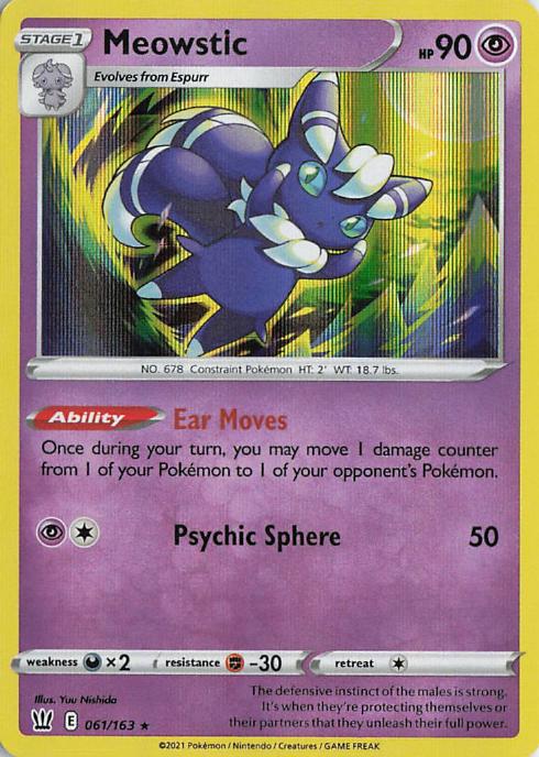 Meowstic - Battle Styles 061/163 (Holo)