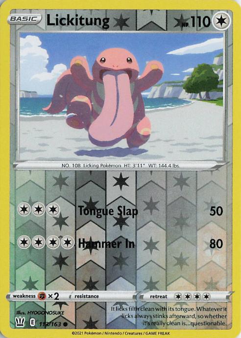 Lickitung - Battle Styles 113/163 (Reverse Holo)