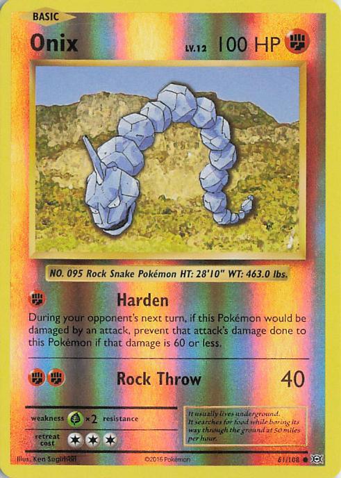 Onix - Evolutions 081/108 (Reverse Holo)