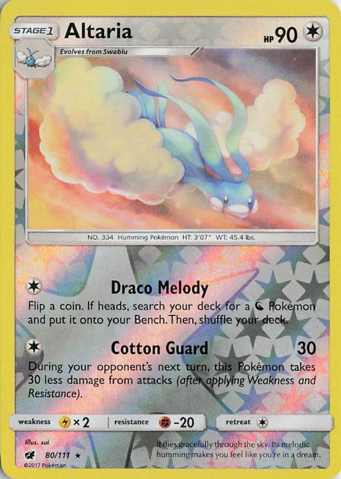 Altaria - Burning Shadows 080/147 (Holo)