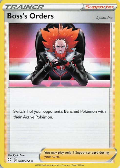 Boss's Orders - Shining Fates 058/072 (Holo)