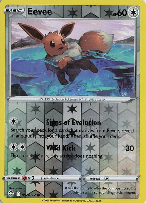 Eevee - Shining Fates 052/072 (Reverse Holo)