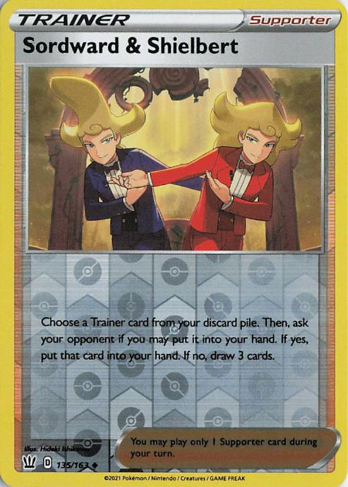 Sordward & Shielbert - Battle Styles 135/163 (Reverse Holo)