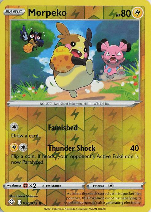 Morpeko - Shining Fates 036/072 (Reverse Holo)