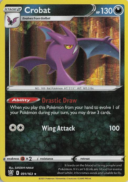 Crobat - Battle Styles 091/163 (Reverse Holo)