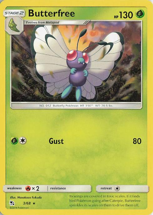 Butterfree - Hidden Fates 003/068 (Holo)