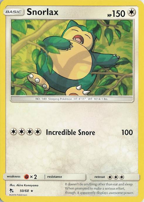 Snorlax - Hidden Fates 050/068