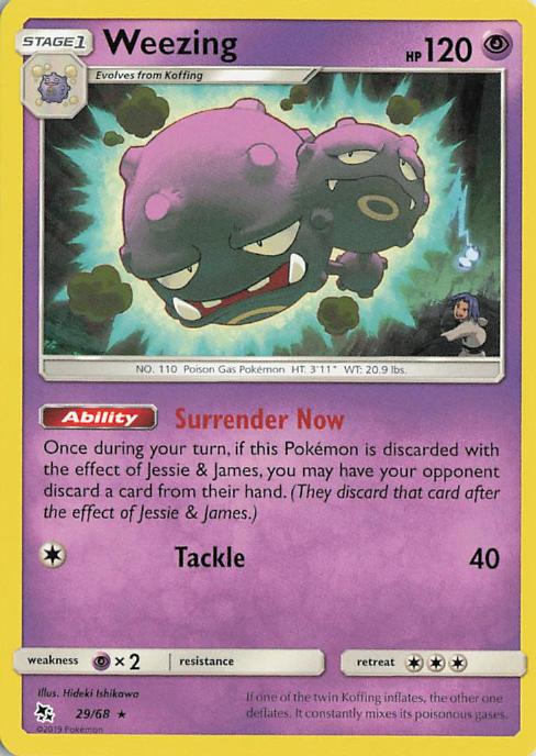 Weezing - Hidden Fates 029/068 (Holo)