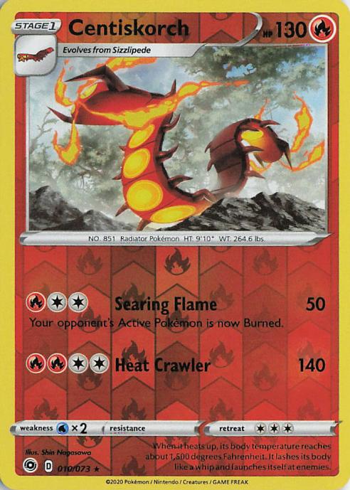 Centiskorch - Champion's Path 010/073 (Reverse Holo)