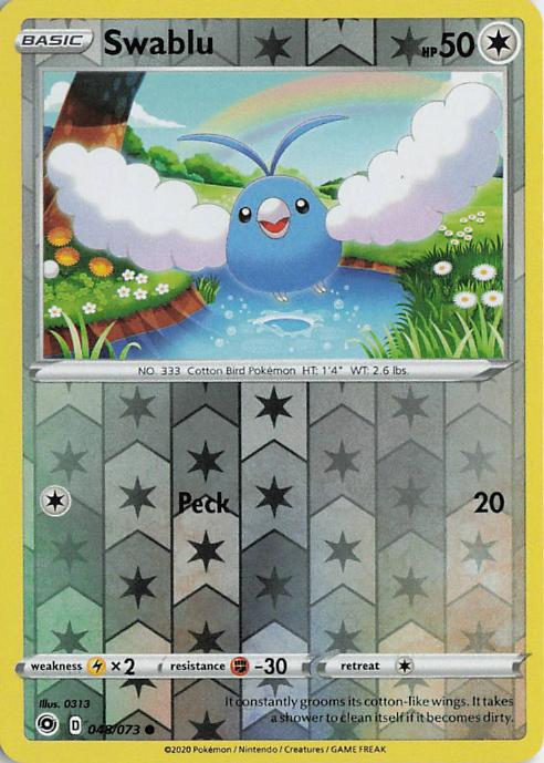 Swablu - Champion's Path 044/073 (Reverse Holo)
