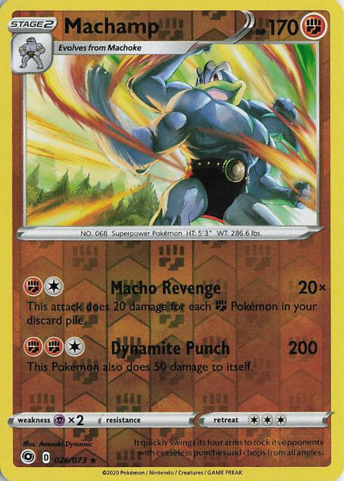 Machamp - Champion's Path 026/073 (Reverse Holo)