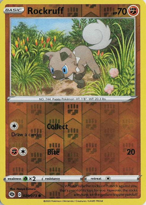 Rockruff - Champion's Path 029/073 (Reverse Holo)